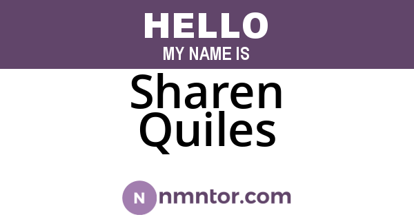 Sharen Quiles