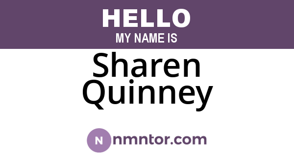 Sharen Quinney