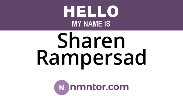 Sharen Rampersad