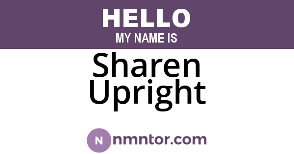 Sharen Upright
