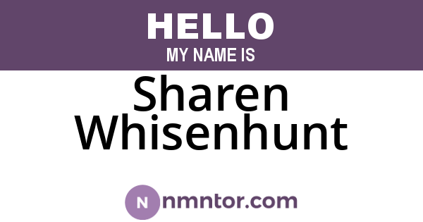 Sharen Whisenhunt