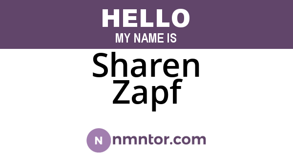 Sharen Zapf