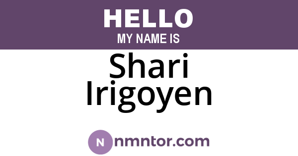 Shari Irigoyen