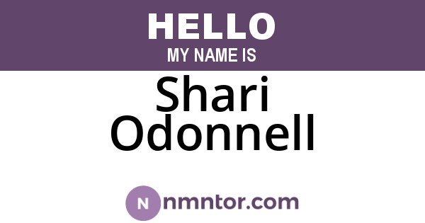Shari Odonnell