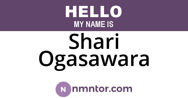 Shari Ogasawara