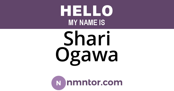 Shari Ogawa
