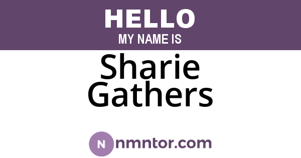 Sharie Gathers