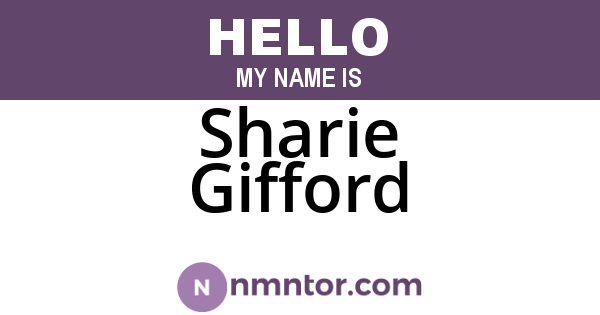 Sharie Gifford