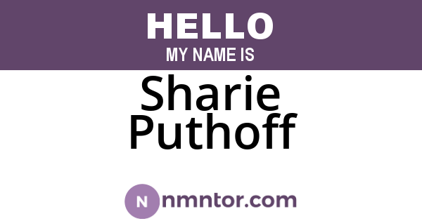 Sharie Puthoff