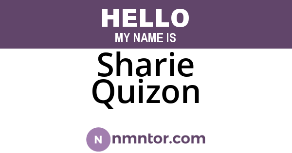 Sharie Quizon