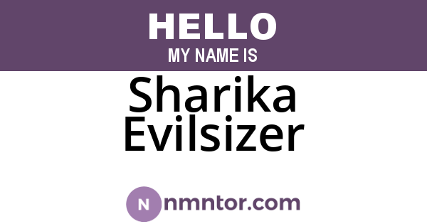 Sharika Evilsizer