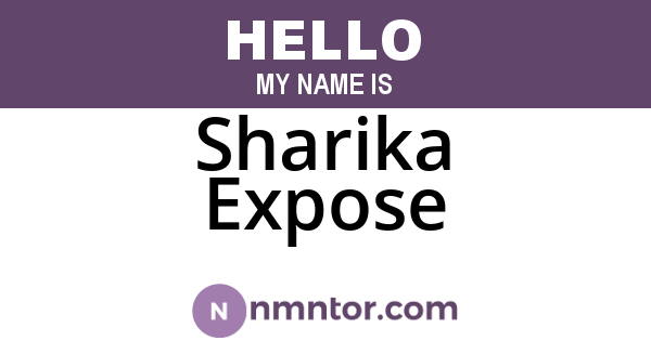 Sharika Expose
