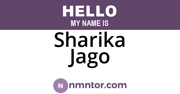 Sharika Jago