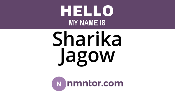 Sharika Jagow