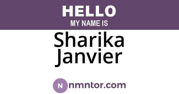 Sharika Janvier