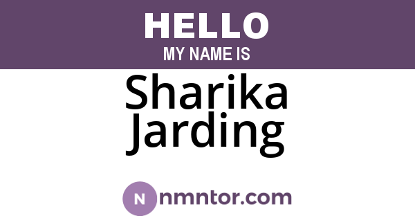 Sharika Jarding
