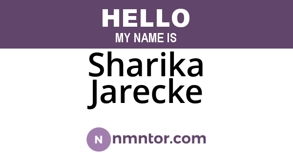 Sharika Jarecke