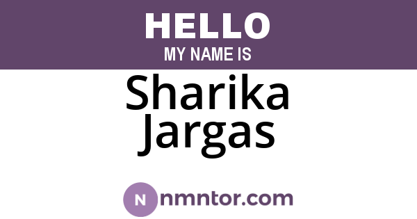 Sharika Jargas
