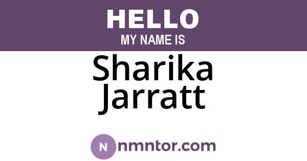 Sharika Jarratt