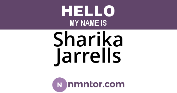 Sharika Jarrells