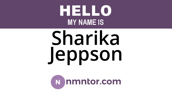 Sharika Jeppson