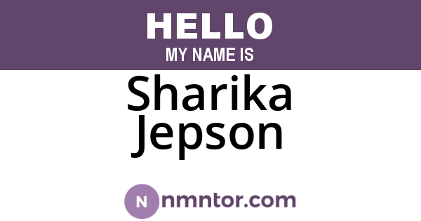 Sharika Jepson