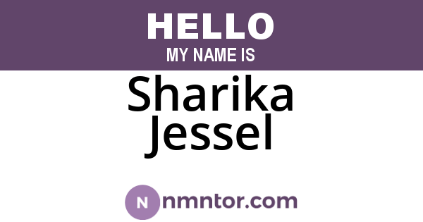 Sharika Jessel