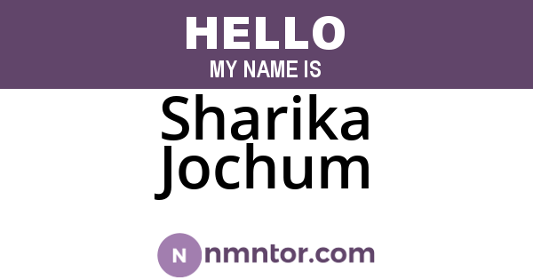 Sharika Jochum