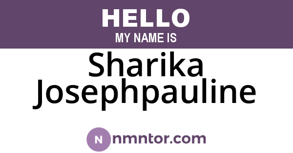 Sharika Josephpauline