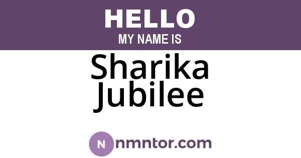 Sharika Jubilee