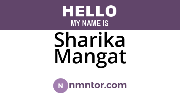 Sharika Mangat