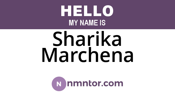 Sharika Marchena
