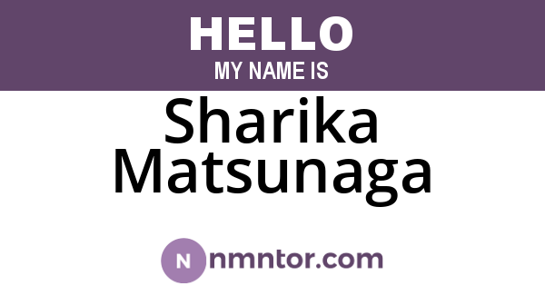 Sharika Matsunaga