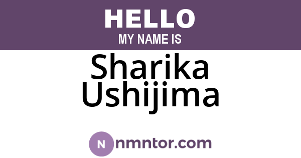 Sharika Ushijima