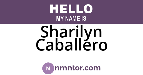 Sharilyn Caballero