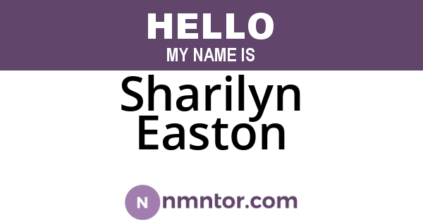 Sharilyn Easton