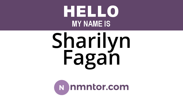 Sharilyn Fagan