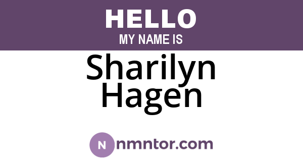 Sharilyn Hagen