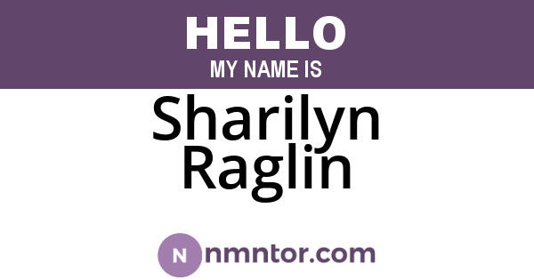 Sharilyn Raglin