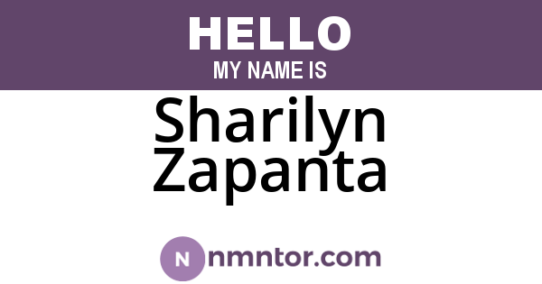 Sharilyn Zapanta