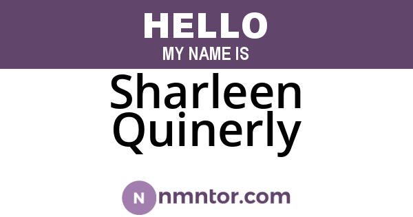Sharleen Quinerly