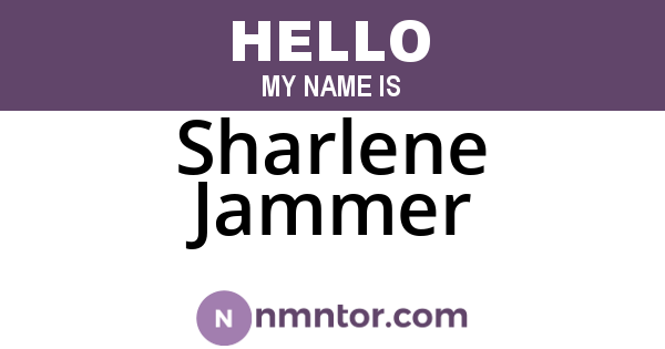 Sharlene Jammer