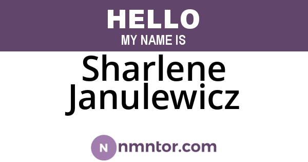 Sharlene Janulewicz