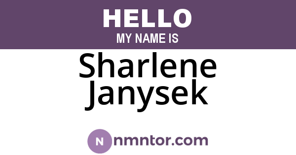 Sharlene Janysek