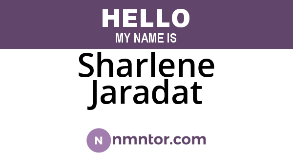 Sharlene Jaradat