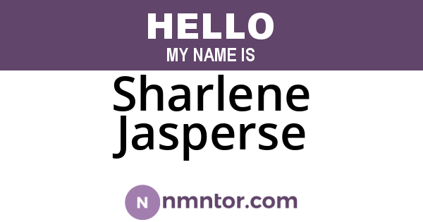 Sharlene Jasperse