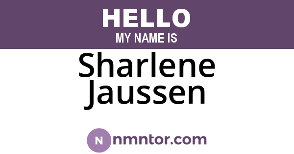 Sharlene Jaussen