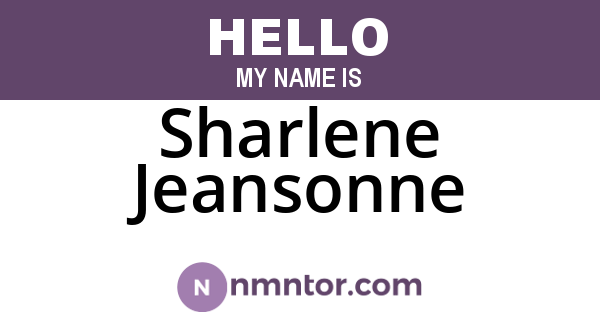 Sharlene Jeansonne