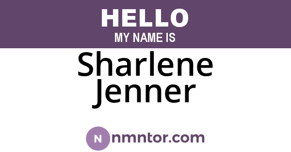 Sharlene Jenner