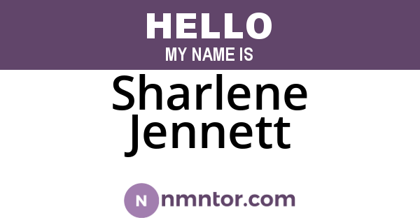 Sharlene Jennett